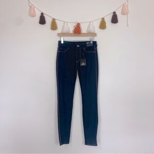 NWT Massimo Dutti Mid Rise Skinny Dark Wash Jeans Size 4